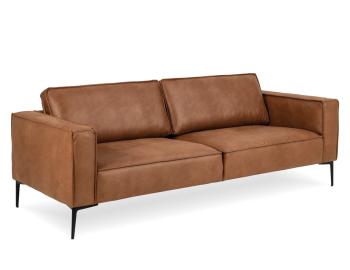 Enzo 3 Seat Sofa Colorado Tan Leather Mix by Bent Design image