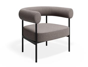 Marlowe Lounge Chair Oyster Grey Fabric by Bent Design image
