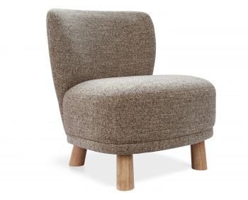 August Occasional Chair Biscotti Fabric by Bent Design image