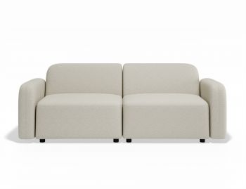 Atticus Modular Sofa 2 Seater Ivory Cream by Bent Design image