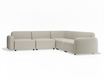Atticus Modular Sofa Config-C Corner Ivory Cream by bent Design image