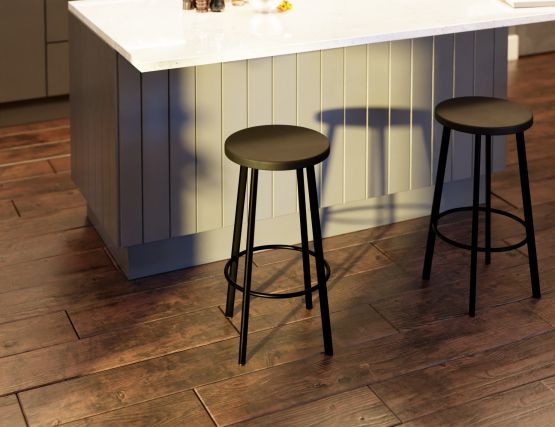 L 6 Atlas Barstool Ashblack Lifestyle