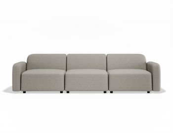 Atticus Modular Sofa 3 Seater Oyster Grey by Bent Design image