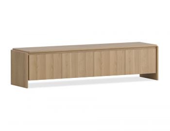 Bryce 180cm American Oak Entertainment Unit by Bent Design image
