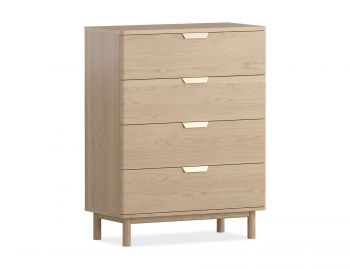 Newport American Oak Tallboy by Bent Design image