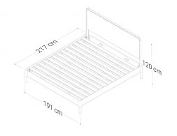 Eden King Bed Measurement
