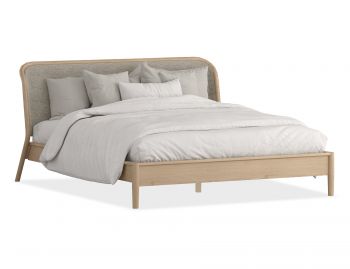 Newport American Oak King Bed Frame by Bent Design image