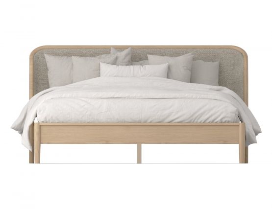 Newport King Bed Front Wood