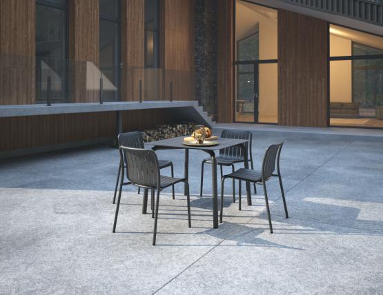 L 2 Roku Diningsetsquare Charcoal