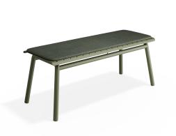 P 3 Roku Bench120seatpad Green