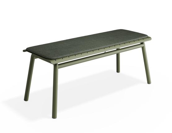 P 3 Roku Bench120seatpad Green