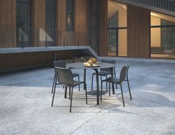 L 2 Roku Diningsetround Charcoal