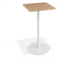 P 2 Roku Teakbartable 65x65 Whit