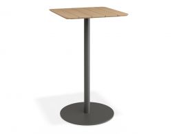 P 1 Roku Teakbartable 65x65 Charcoal