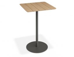 P 2 Roku Teakbartable 75x75 Charcoal