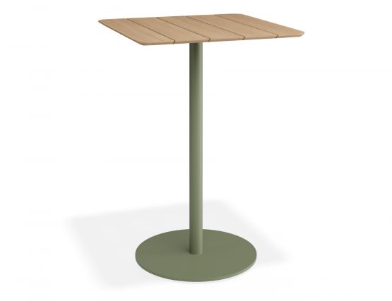 P 1 Roku Teakbartable 75x75 Green