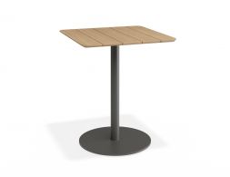 P 1 Roku Teakcafetable 65x65 Charcoa