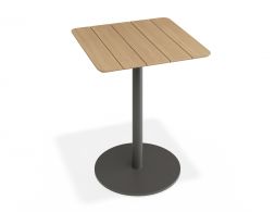 P 2 Roku Teakcafetable 65x65 Charcoal