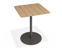 P 2 Roku Teakcafetable 75x75 Charcoal