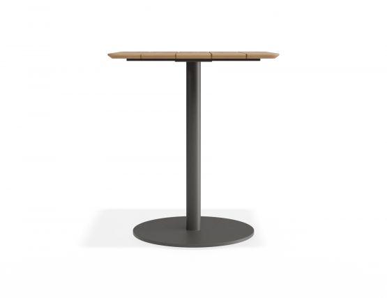 P 3 Roku Teakcafetable 65x65 Charcoal