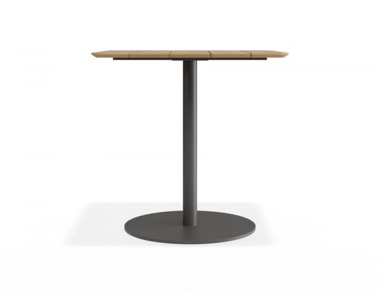 P 3 Roku Teakcafetable 75x75 Charcoal