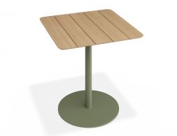 P 2 Roku Teakcafetable 75x75 Green