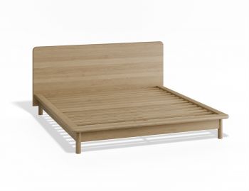 Nordica Solid Oak Bed Frame King Size by Bent Design image