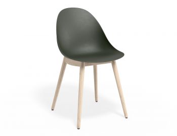 Pebble Chair Olive Green Shell Seat by Bent Design image