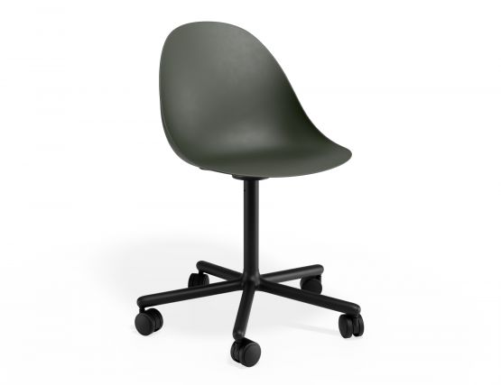 P 1 Pebble Chair Oliveseat Swivelcastors