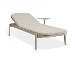 P 1 Verano Sunlounge Sidetable Latteframe Huskfabric