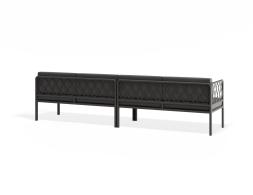 P 2 Sevillev2 4seater Charcoalframe Darkgreycushion