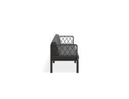 P 3 Sevillev2 4seater Charcoalframe Darkgreycushion
