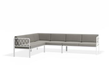 Seville Config C - White Outdoor Corner Sofa by Bent Design image