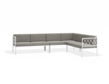 Seville Config D - White Outdoor Corner Sofa by Bent Design image