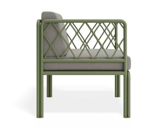P 3v2 Seville Loungechair Greenframe Lightgreycushion