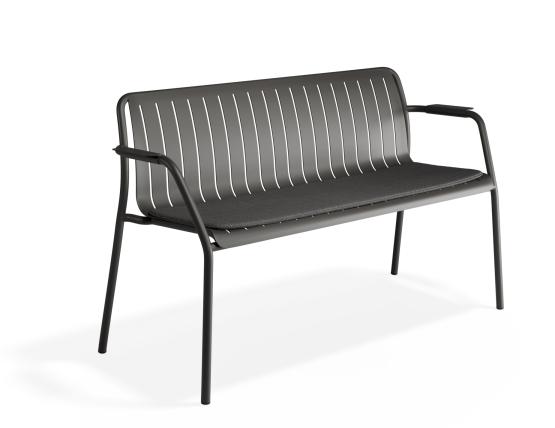 P 3 Roku Gardenbenchseatpad Charcoal