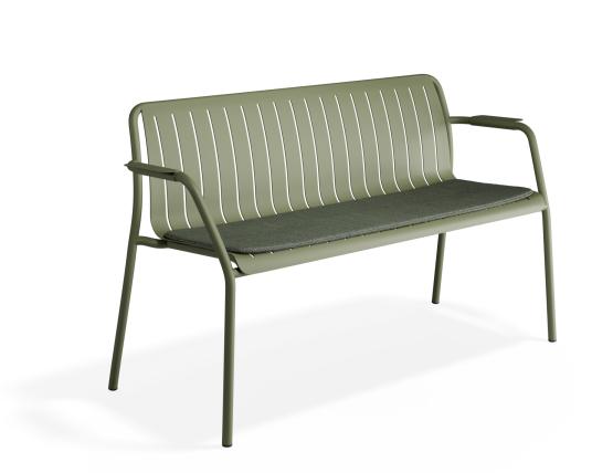 P 3 Roku Gardenbenchseatpad Green