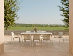 L 1 Roku Diningtable 240 Chair Latte Residential