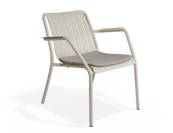 P 1 Roku Loungechair Lightgrey Latte