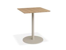 P 1 Roku Teakcafetable 65x65 Latte