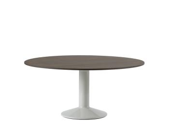Midst Round Table 160cm - Dark Oiled Oak - by taf studio image