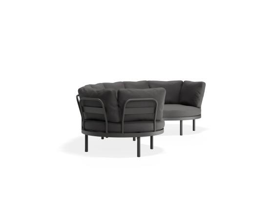 P 3 Aluna Outdoorsofa Configc Charcoal Darkgrey
