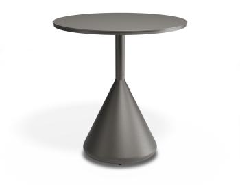 Kora Outdoor Cafe Table Matt Charcoal by Bent Deisgn image