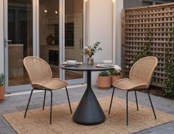 Kora Small Ceramic Round Outdoor Table