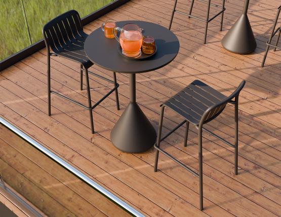 L 3 Kora Bartable Charcoal