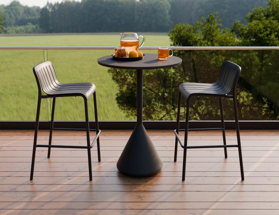 L 2 Kora Bartable Charcoal Basalt
