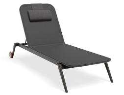 Amalfi Sunlounge Slingcushion Charcoal 0122