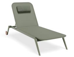 P 1 Amalfi Sunlounge Headrest Green Green2
