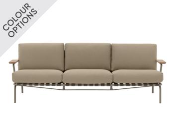 Settle Sofa 3-Seater in Ribbed Weave Fabric by Anderssen & Voll for Muuto image