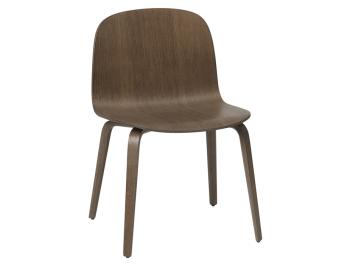Visu Wide Chair with Wood Seat & Wood Base by Mika Tolvanen for Muuto image